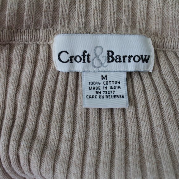 4/$20 Croft & Barrow Mock-Neck Sweater - Picture 4 of 4
